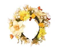 CANNXI Headbands For Women,Elegant Flower Crown Headband Colorful Florals Headwear Delicate Floral Hair Accessory Headpiece for Photoshoots