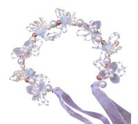 CANNXI Headbands For Women,Ethnic Style Headband with Elegant Flower Personalized Wreath Hairband Jewelry Beautiful Flower Headband for Girls