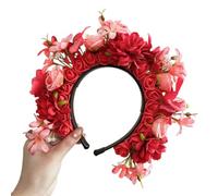 CANNXI Headbands For Women,Flower Hairpiece Silk Flower Headband Beautiful Flower Headpiece Delicate Floral Hair Clip Ornament for Fashionistas