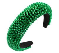CANNXI Headbands For Women,Pearl Hairband Sponge Festival Headband High Skull Top Hair Hoop Hair Bands for Women Girls Patrick's Day Decor
