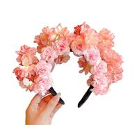 CANNXI Headbands For Women,Traditional Chinese Headband Flower Headwear Chinese Culture Headdress Fabric Flower Headband Elegant Hairpiece for Girl