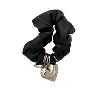 CANNXI Heart Pendant Hair Accessory Hair Ties Hair Scrunchies No Damage Hair Elastic Ponytail Holder Band for Women Girls