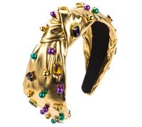 CANNXI High Skull Top Hair Hoop Irish Festival Headband with Handcrafted Knots Hair Bands for Women Girls Patrick's Day Jewelry