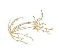 CANNXI Leaf Shape Shinning Headband for Women Light Luxury Handmade Thin Hair Hoops with Leaves Hair Band Hair Accessories