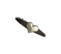 CANNXI Lovely 3D Heart Korean Hair Clips Sweet Cool Hair Barrettes Hair Accessories Matte Love Heart Duckbill Clip Hair Clip
