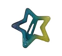 CANNXI Metal Hairpin Five-pointed Star Hair Clip Girl Barrettes Children Side Clip Hair Decorate Bangs Hairpin Hair Accessories