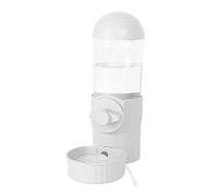 CANNXI Pet Bowls, Automatic Waterer Fountain Feeder 500ml Water Dispenser Heated Water for s & Small Dogs Large Feeding Bowl