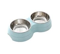 CANNXI Pet Bowls, Dog Food Bowls Stainless Steel Spill-proof Dog Bowl Raised Dog Bowl Stand 2 Dog Food Bowls for Food and Water Washable