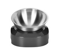 CANNXI Pet Bowls, Dog for owls with Raised Stand Pet Food Water Feeder 15° Tilted Platform -slip Puppy Kitten Drinking Dispenser