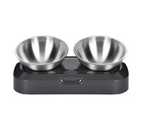 CANNXI Pet Bowls, Dog for owls with Raised Stand Pet Food Water Feeder 15° Tilted Platform -slip Puppy Kitten Drinking Dispenser