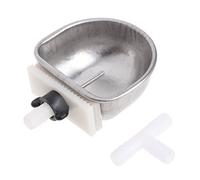 CANNXI Poultry Feeding Supplies,Water eeder Stainless Steel Bowl with Nipple Drinker Automatic Drinker or s Hamsters s