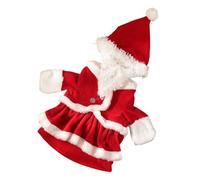 CANNXI Santa Costume For Dog With Hat Fashion Dog Santa Caps Jumpsuit Christmas Celebration Pet Costume Festival Clothing