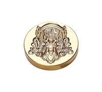CANNXI Seal Stamp,Vintage 3D Embossed Wax Seal Stamp Sealing Stamp for Crafts and Envelope Scrapbooking and Journaling Brass Head