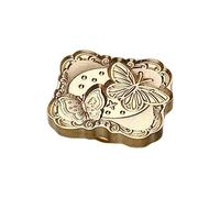 CANNXI Seal Stamp,Vintage 3D Embossed Wax Seal Stamp Sealing Stamp for Crafts and Envelope Scrapbooking and Journaling Brass Head