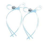 CANNXI Set of 2 Sweet Heart Bowknot Ribbon Hair Clip Comfortable Hairpin Colorful Barrettes Ornament for Women and Kids