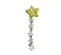 CANNXI Star Fringe Pendent Hair Clip Hairpin with Pentastar Decoration Colorful Hair Barrette for Girls Style Ornaments