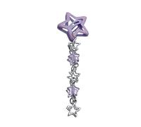 CANNXI Star Fringe Pendent Hair Clip Hairpin with Pentastar Decoration Colorful Hair Barrette for Girls Style Ornaments