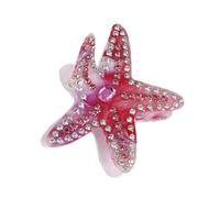 CANNXI Starfish Hair Claw Clip for Women Girl Sweet Rhinestones Starfish Hairpins Jaw Clip Barrettes Ponytail Holder Ornament