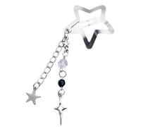 CANNXI Stylish Star Shaped Hairpin Metal Snap Hair Clip Tassels Heart Beaded Barrette Styling Accessory for Women Girls