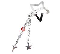 CANNXI Stylish Star Shaped Hairpin Metal Snap Hair Clip Tassels Heart Beaded Barrette Styling Accessory for Women Girls