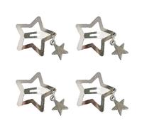 CANNXI Sweet Heart Butterflies Hair Side Clip Handmade Bangs Clip Hairpin Hair Accessories Women Elegant Barrette Headdress