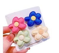 CANNXI Sweet Irregular Flower Hair Clip Simple Hair Claw Clip Side Cute Flower Small Comb Hairpin Headwear for Kid Women Teen
