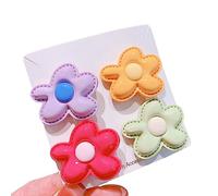 CANNXI Sweet Irregular Flower Hair Clip Simple Hair Claw Clip Side Cute Flower Small Comb Hairpin Headwear for Kid Women Teen