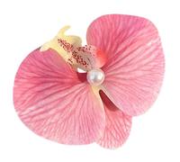 CANNXI Sweet Phalaenopsis Flower Hairpin 2024 Fashion Floral Pearls Hair Clip Female Headdress Unique Hair Barrettes for Women