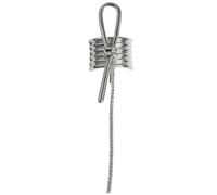 CANNXI Trendy Metal Knot Hair Rope Stylish Ponytail Holder Buckle Punk Hair Clip Fashionable Accessory for Women Girls
