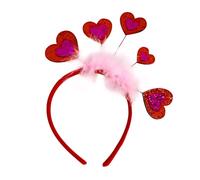CANNXI Valentines Decorative Headband Festival Party Giltter Heart Headdress Hair Hoop Wedding Headhoop Holiday Party Accessory
