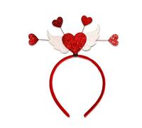 CANNXI Valentines Decorative Headband Festival Party Giltter Heart Headdress Hair Hoop Wedding Headhoop Holiday Party Accessory