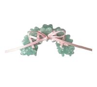 CANNXI Versatile Acrylic Hair Claw Ballet Style Ribbon Tie Bowknot Acetate Claw Clips Stylish Headwear Hair Accessory for Women