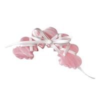 CANNXI Versatile Acrylic Hair Claw Ballet Style Ribbon Tie Bowknot Acetate Claw Clips Stylish Headwear Hair Accessory for Women