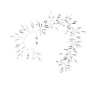 CANNXI Vintage Ear Cuff Earrings Accessories Crystal Ear Clips Adornment Stylish Women's Headband Wedding Ear Rings Ear Clamp
