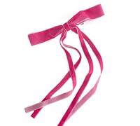 CANNXI Vintage Long Tassels Ribbon Velvets Bowknot Hair Side Clips Hair Accessories Headwear Party Jewelry for Women and Girls