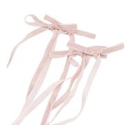 CANNXI Vintage Velvets Bowknot Hair Clip Long Ribbon Hairpins Fashion Sweet Side Clips Headdress Hair Accessories Party Jewelry