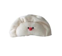 CANNXI Wedding Hairpin White Hair Clip Plush Big Dumpling Doll Hair Barrettes Cute Decorative Bobby Pins Hair Accessories