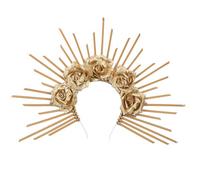 CANNXI Women Head Jewelry Stylish Sun Headband Fashionable Headpiece Elegant Headpiece Alloy for Parties and Weddings