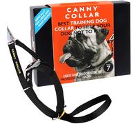 Canny Collar No-Pull Dog Collar - The Kind, Gentle Head Collar for Dogs| Dog Training Tool For Easier Dog Walking | Black - Size 7