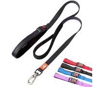 Canny Heavy Duty Dog Leash | Small, Medium, & Large Dogs | 4ft, 5/8in & 1in Widths | Black
