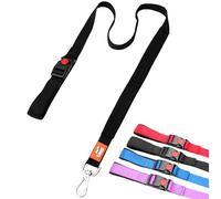 Canny Leash Connect | Heavy Duty Dog Leash | Small, Medium, & Large Dogs | Leash with Handle, Buckle, Padded Grip & Secure Clip | Tie Your Dog Anywhere, Length 4ft, Width 1in, Black