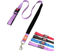 Canny CONNECT Lead - Anti-Pull Dog Lead for Head Collars in anny Collar | Soft PVC Leather Grip | Encourages Calm Walking - 120cm x 25mm, Purple