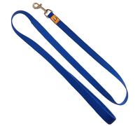 Canny Lead - Anti-Pull Dog Lead for Head Collars in anny Collar | Soft PVC Leather Grip | Encourages Calm Walking - 120cm x 25mm, Blue