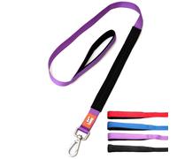 Canny Leash | Heavy Duty Dog Leash | Perfect for Small, Medium, & Large Dogs | Leash with Handle, Padded Grip & Secure Clip | Length 4ft, Width 1in, Purple