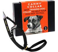 Canny No-Pull Dog Training Headcollar To Stop Pulling On Lead Black Size 2 | Kind, safe, comfortable & gentle, trains your dog to walk on his normal collar & loose lead without harsh correction.