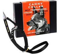 Canny Collar No-Pull Dog Headcollar | Train Your Dog To Stop Pulling & Walk On a Regular Collar & Loose Lead | Kind, Safe, Comfortable Training Aid | Black - Size 3
