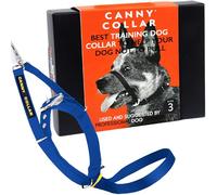 Canny No-Pull Dog Training Headcollar To Stop Pulling On Lead Blue Size 3 | Kind, safe, comfortable & gentle, trains your dog to walk on his normal collar & loose lead without harsh correction.