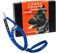 Canny No-Pull Dog Training Headcollar To Stop Pulling On Lead Blue Size 5 | Kind, safe, comfortable & gentle, trains your dog to walk on his normal collar & loose lead without harsh correction.