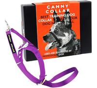 Canny No-Pull Dog Training Headcollar To Stop Pulling On Lead Purple Size 3 | Kind, safe, comfortable & gentle, trains your dog to walk on his normal collar & loose lead without harsh correction.