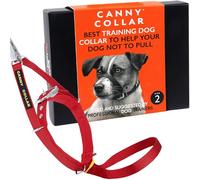 Canny No-Pull Dog Training Headcollar To Stop Pulling On Lead Red Size 2 | Kind, safe, comfortable & gentle, trains your dog to walk on his normal collar & loose lead without harsh correction.